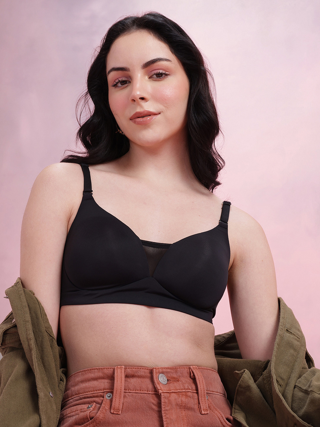 DressBerry Medium Coverage Lightly Padded Non-Wired T-shirt Bra DRM-DB-MK16A