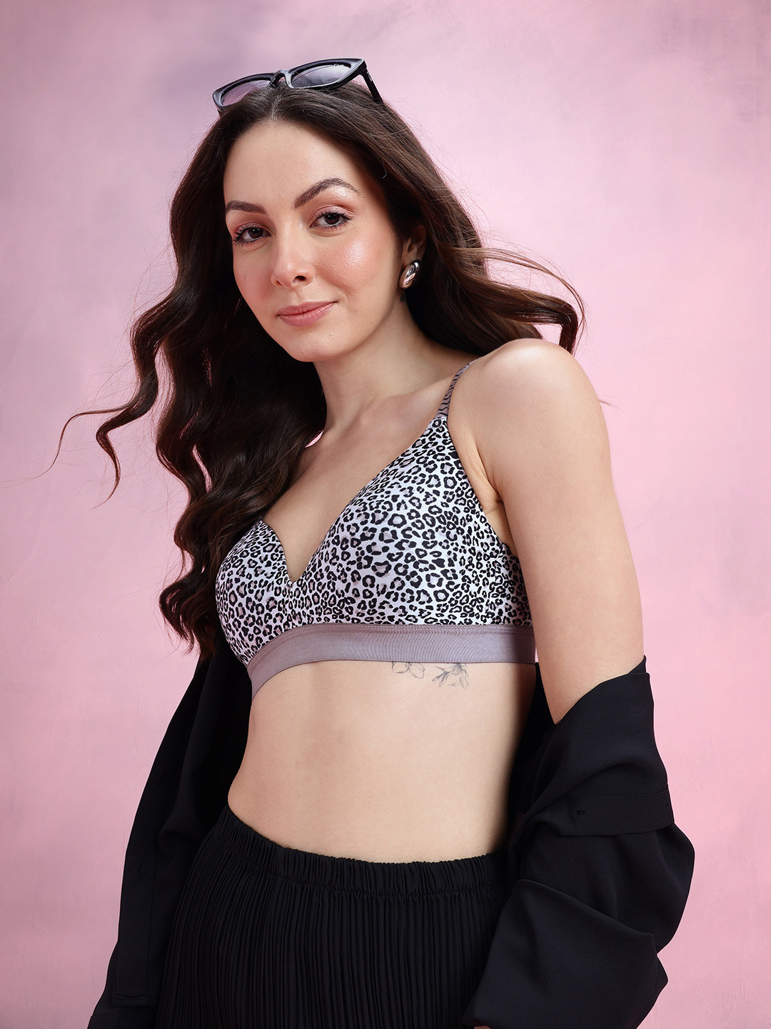 DressBerry Animal Medium Coverage Lightly Padded Bra DRM-DB-MK32D