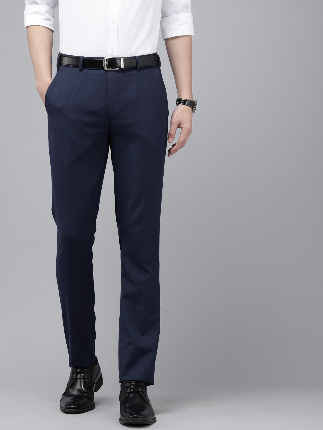 Park Avenue Men Slim Fit Formal Trousers