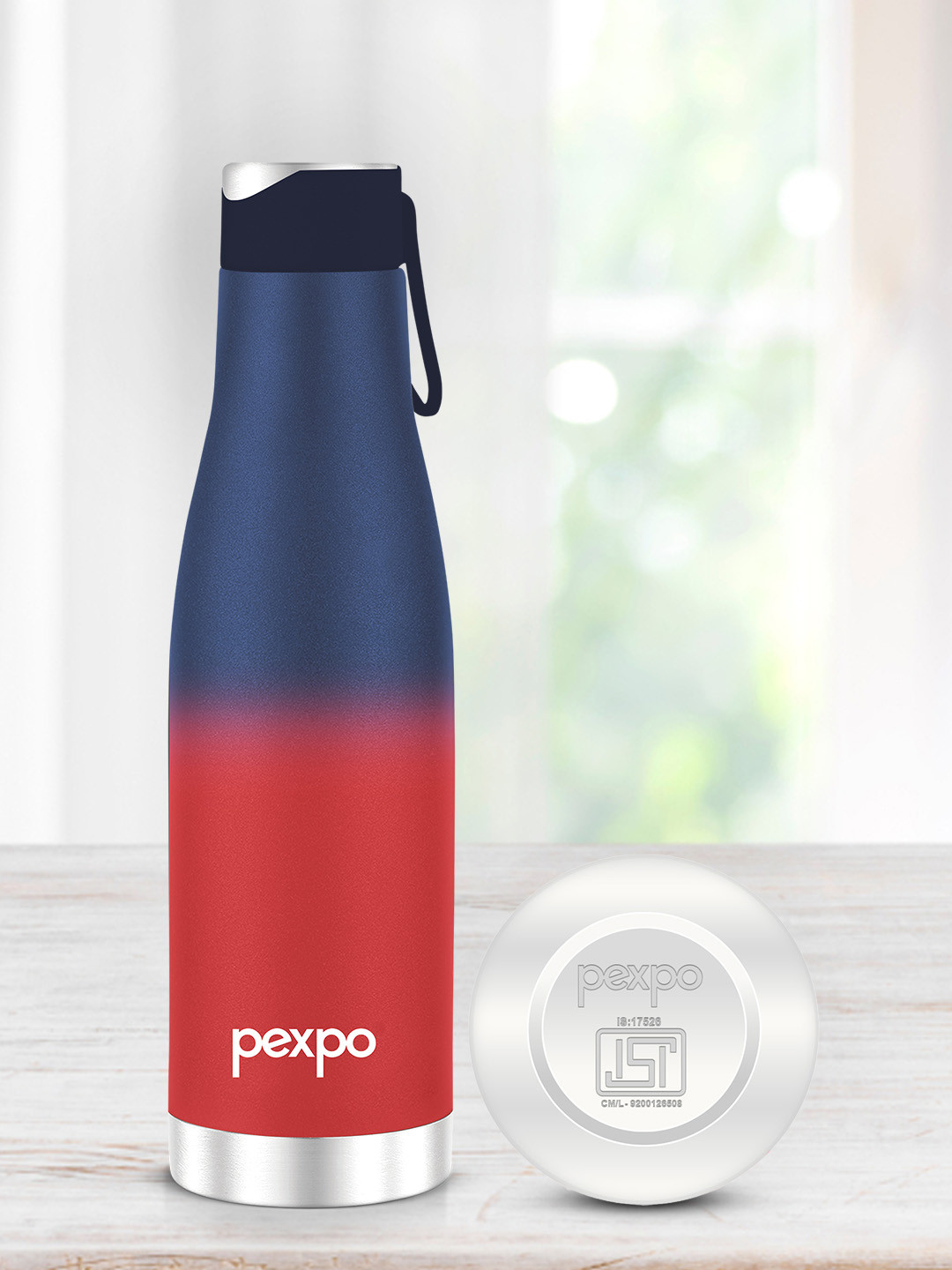 Pexpo Ignite Blue ISI Certified Thermosteel Hot & Cold flask Insulated Water Bottle 730ml