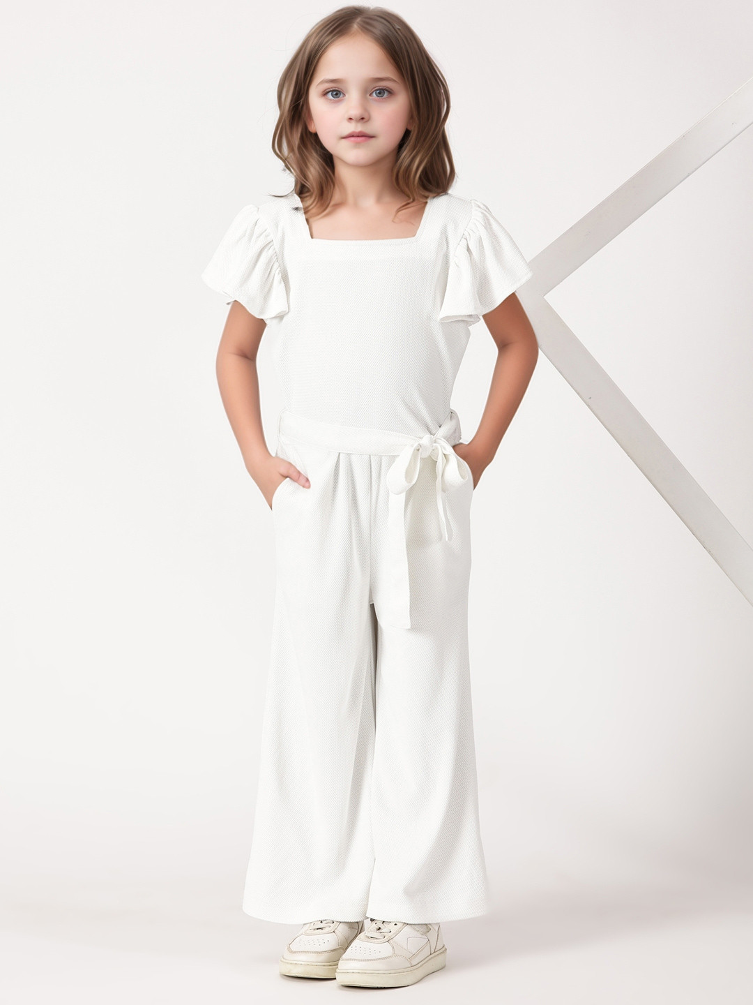 French Connection Girls Square Neck Basic Jumpsuit