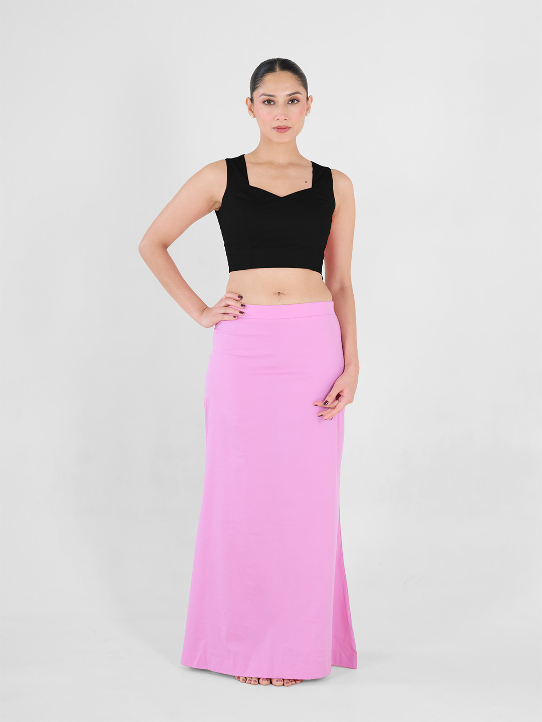 I AM BY DOLLY JAIN D'coat Simple Petticoat Saree Shapewear