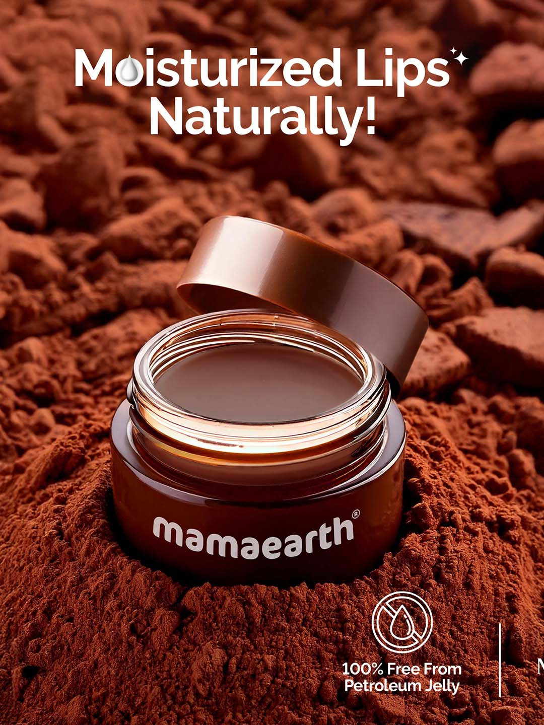 Mamaearth Cocoa Moisture Therapy Lip Balm With Coffee -15 g