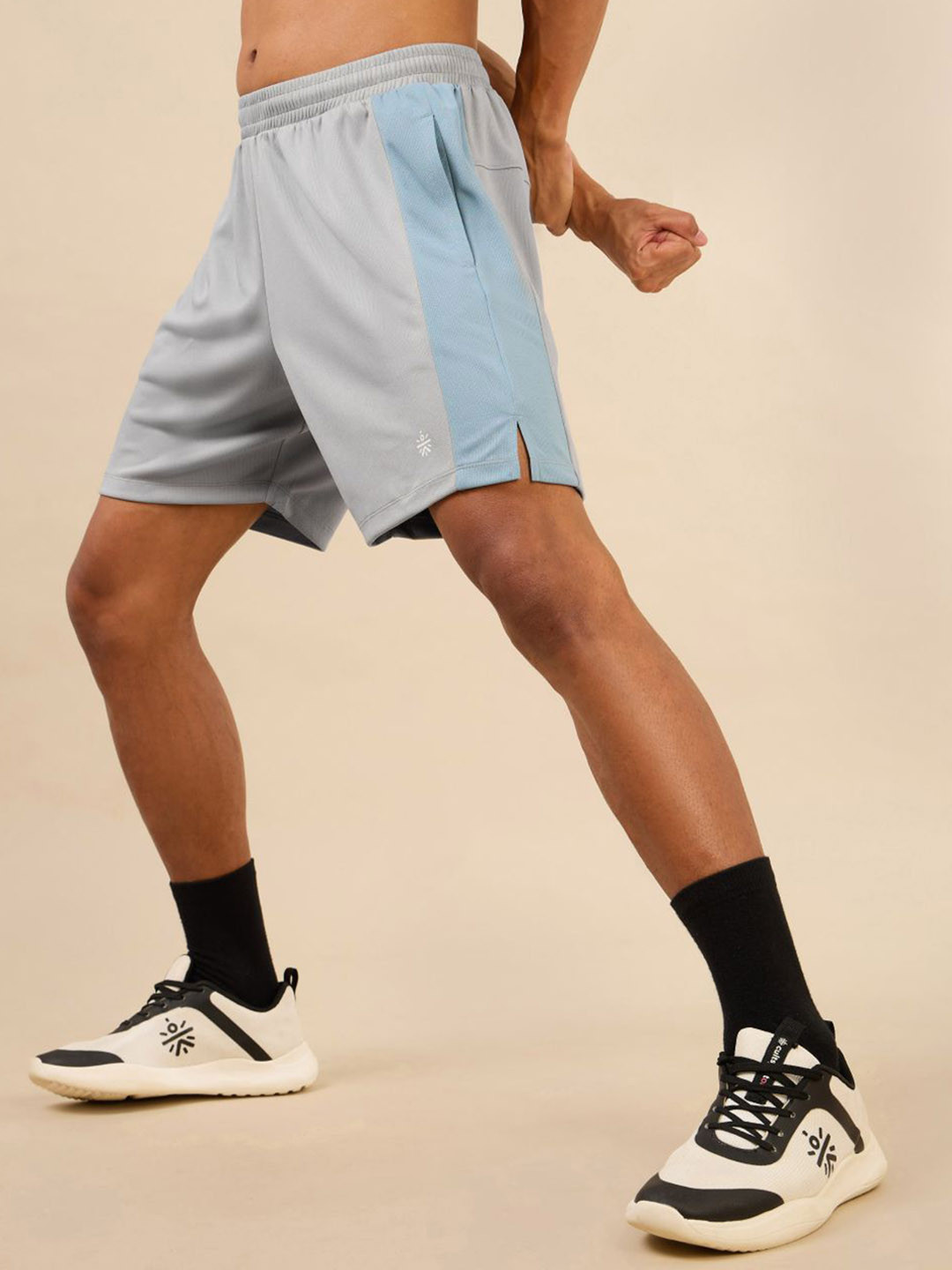 CULT Men Grey Flex Shorts