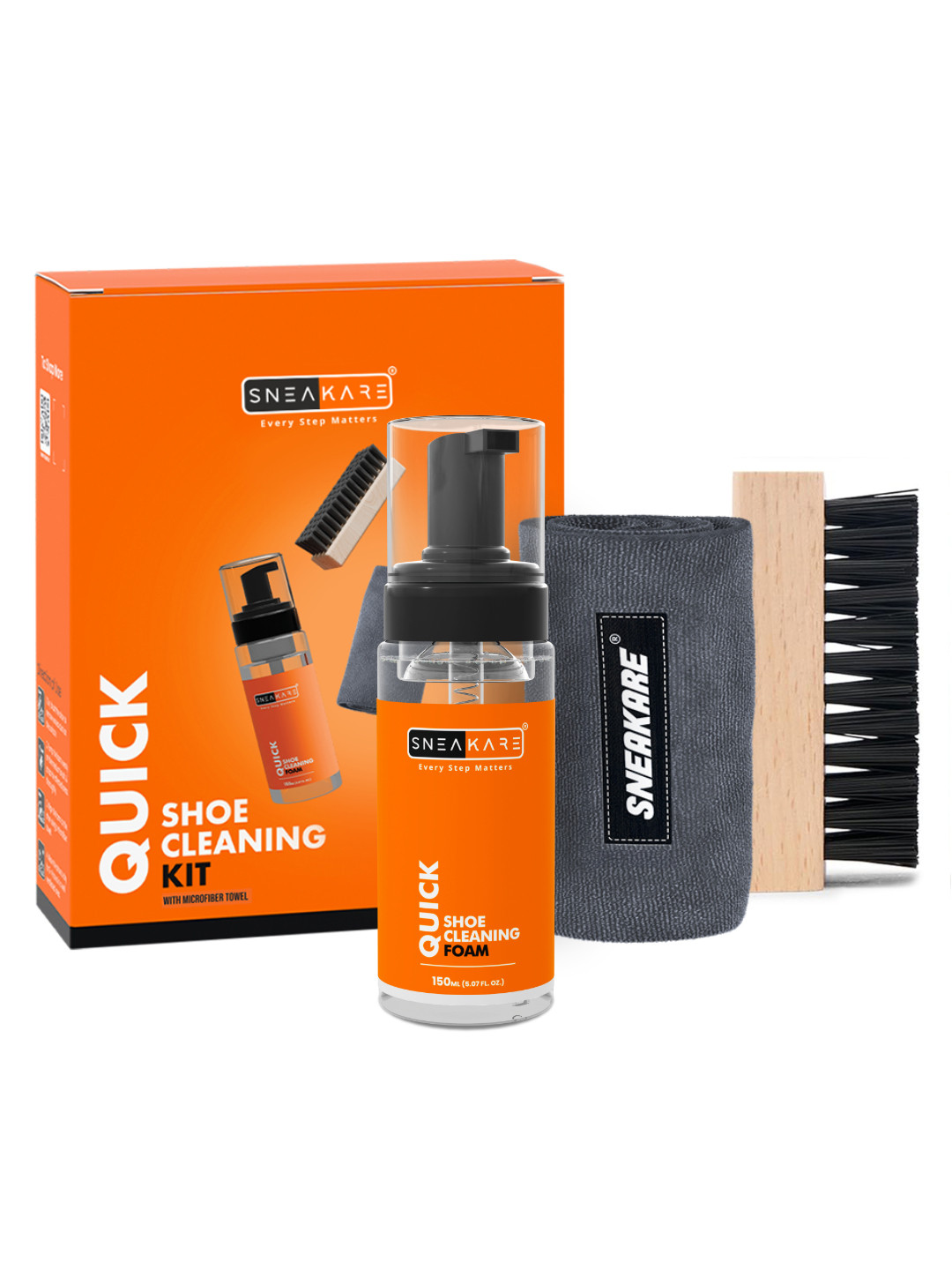 SNEAKARE Shoe Cleaning Kit with Towel Shoe Foam Cleaner Shoe Cleaner Sneaker Shoe Care