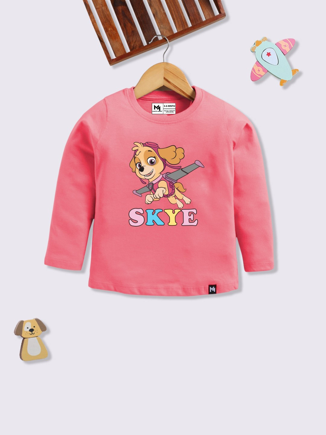 YK X Minute Mirth Paw Petrol Print Cotton Top