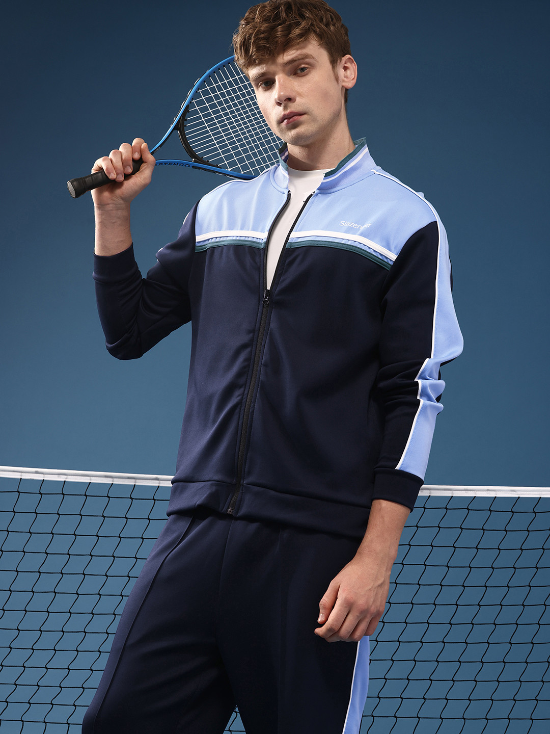 Slazenger Men ATHLEISURE Sports Track Jacket & Track Pant