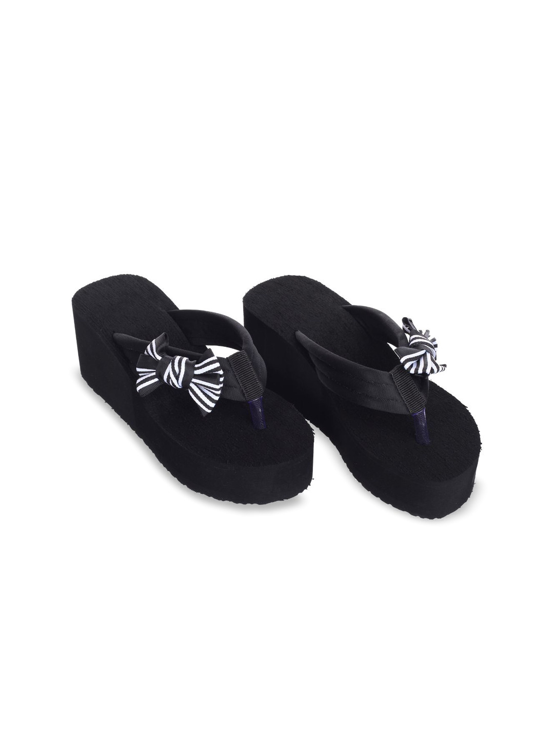 ROSVI Women Mid-Top Round Toe Platform Sandals