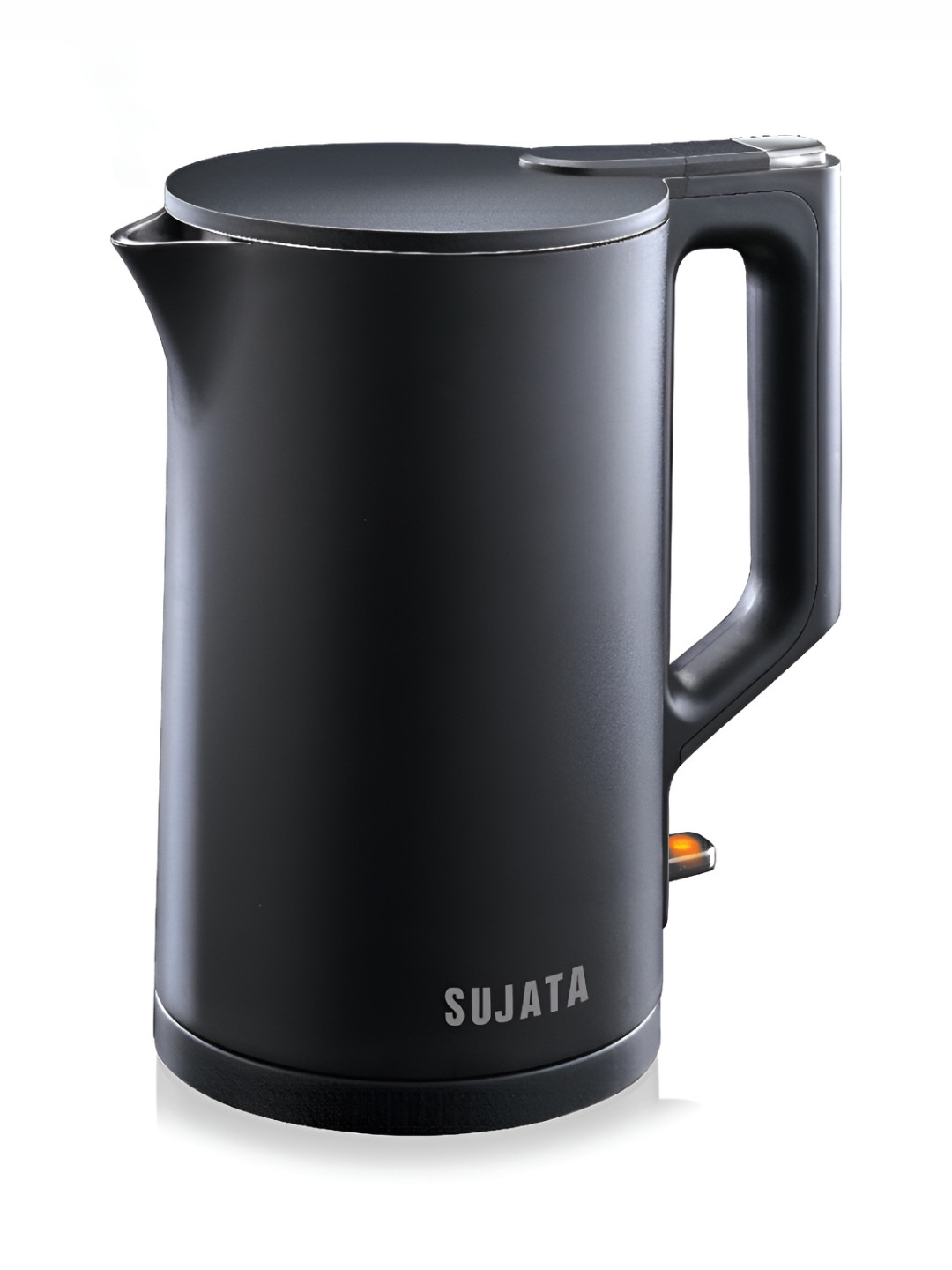 SUJATA EKO1 Black Stainless Steel Easy to Clean Kettle 1.5 L