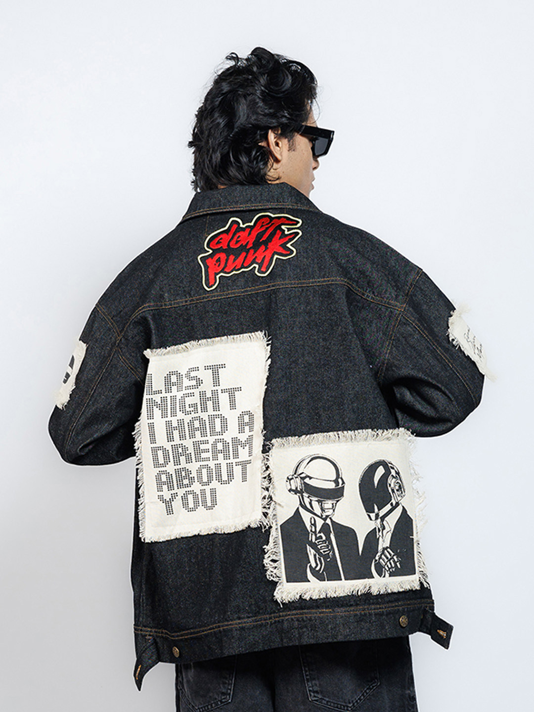 FIBONACCI Men The Daft Punk Denim Jacket