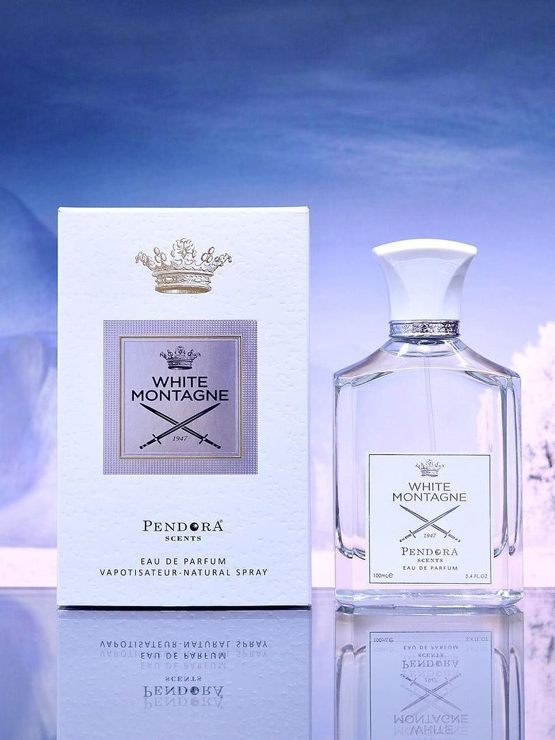 Paris Corner Perfumes White Monatgne Pendora Scents Long Lasting Eau De Perfume- 100 ml