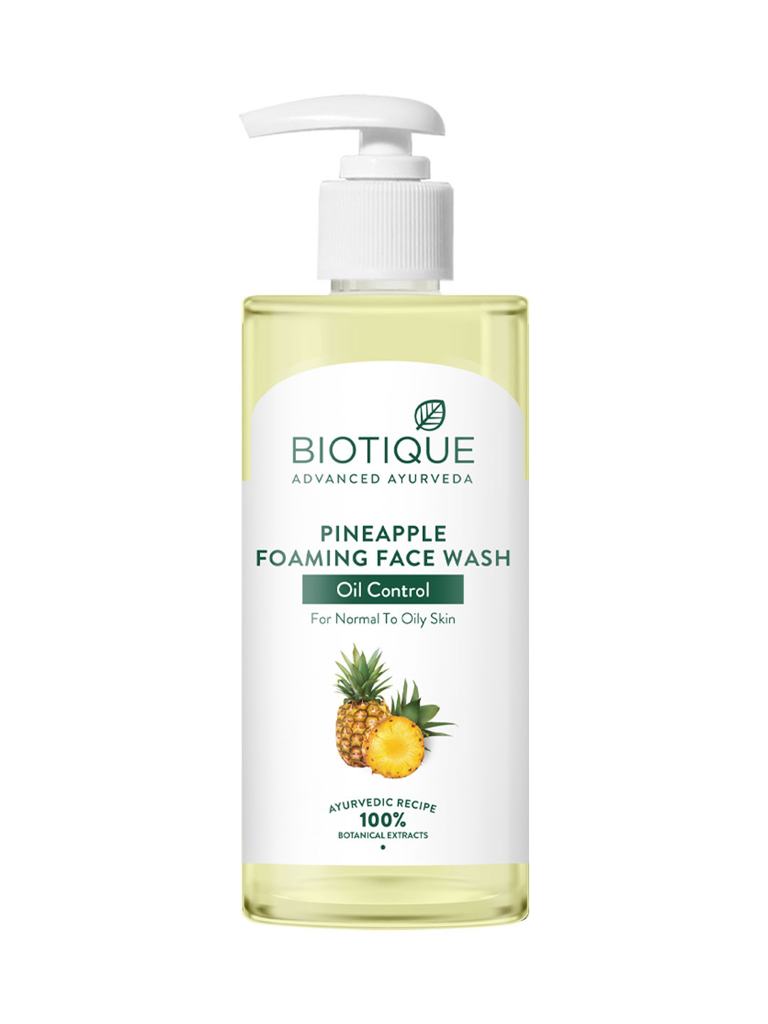 Biotique Pineapple Oil Control Foaming Face Wash For Oily Skin - 300ml