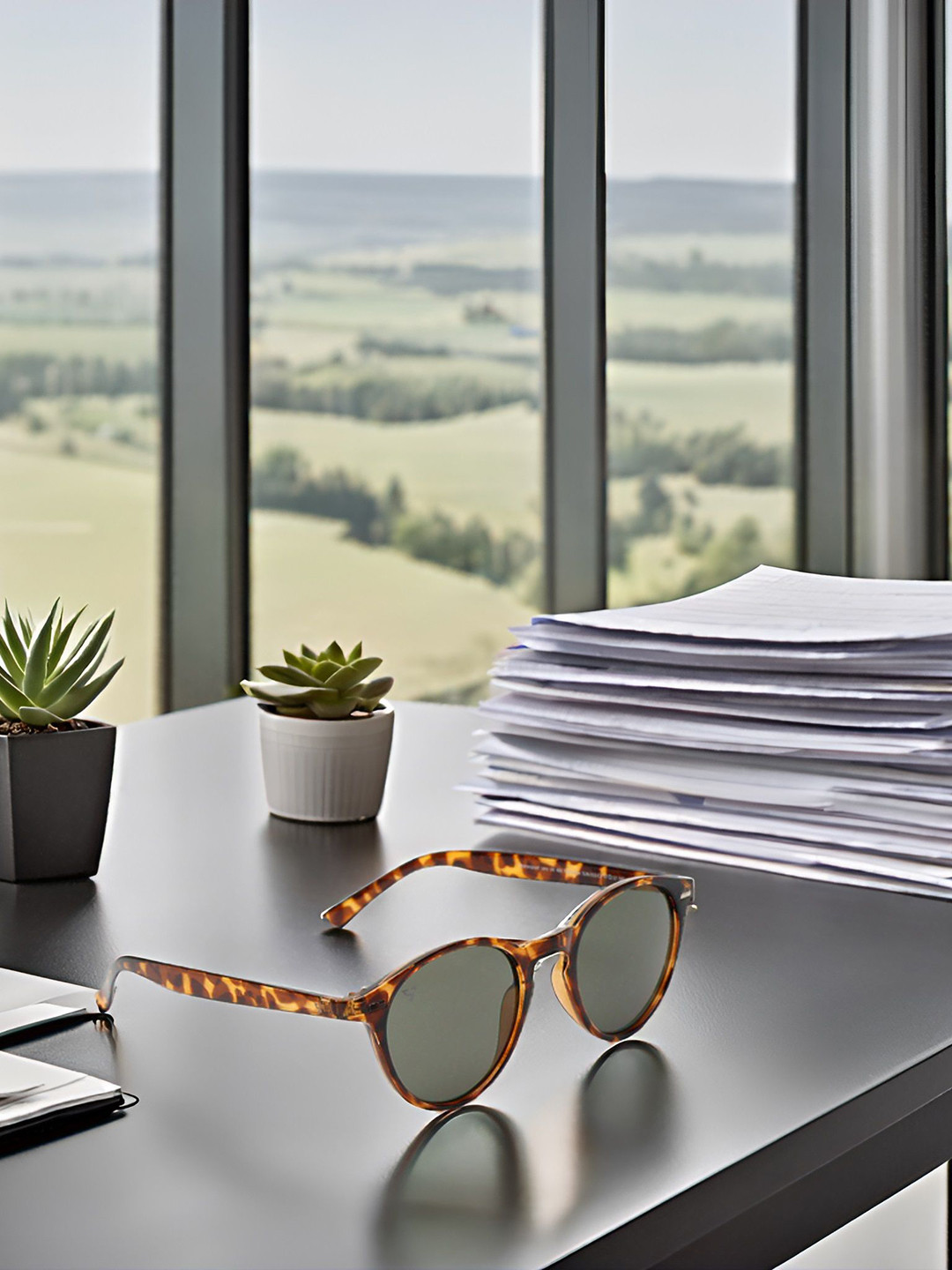 SUNNIES Unisex Round Sunglasses with UV Protected Lens SNS-013-C2(J)-Green