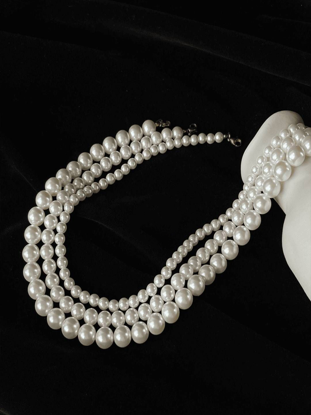 LC Jewelz Gold Plated Beaded Layered Necklace