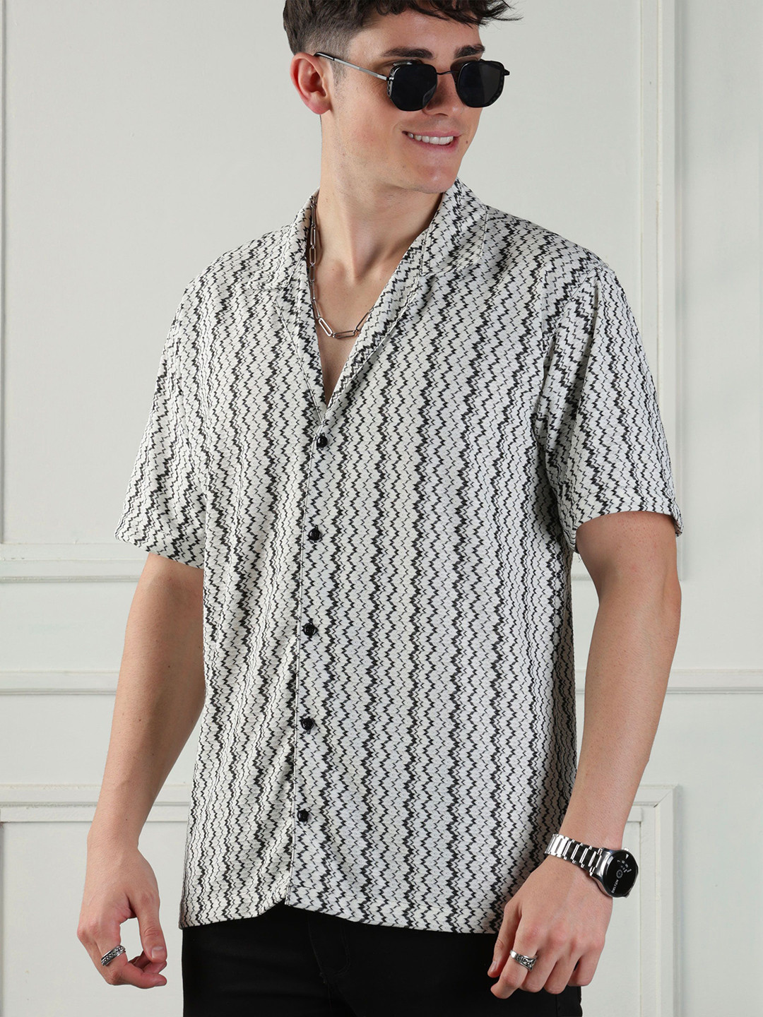 Urban Buccachi Men Classic Opaque Casual Shirt