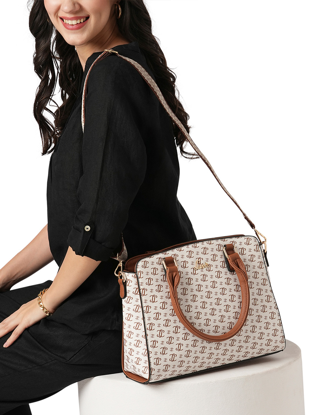 Lavie Women Mono LL Tyra Medium Satchel Handbag