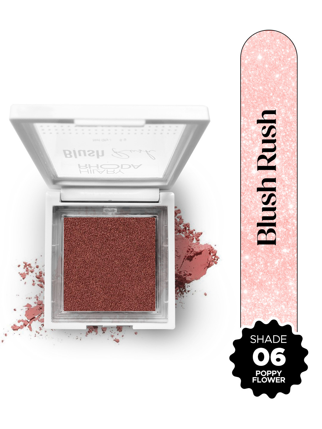 Hilary Rhoda Silky Smooth Texture Blush Rush - Poppy Flower 06 - 6g