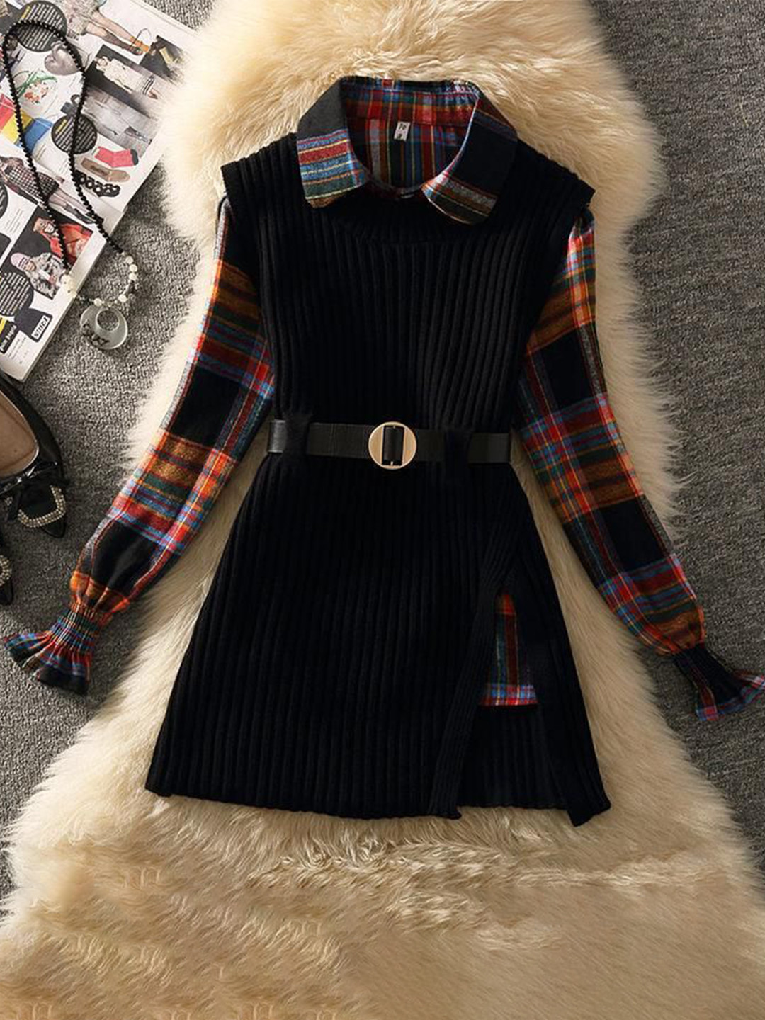 Miss Mosa By Akanksha  Women Black Aurica Two Piece Set