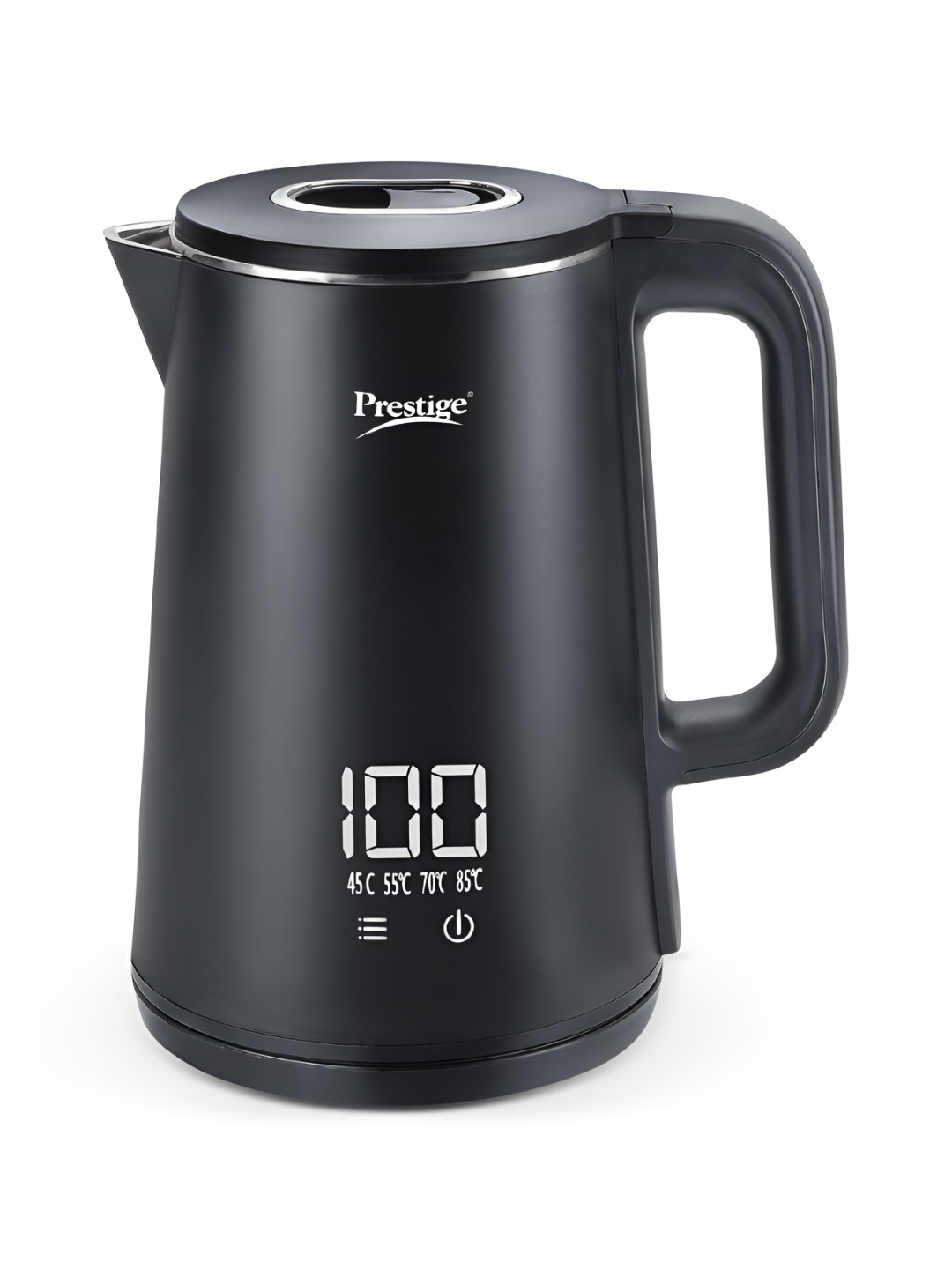Prestige Black 1350W Live Temperature Display With 4 Preset Modes Digi Kettle 2.0L