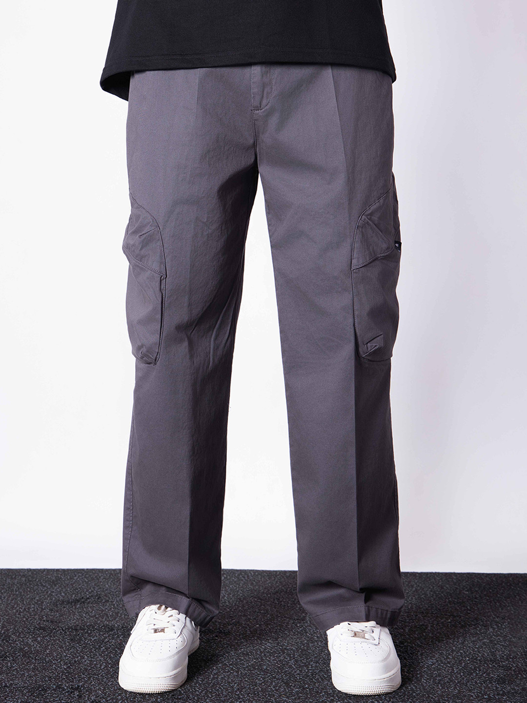 Hop Head Charcoal Utility Pockets Cotton Cargo