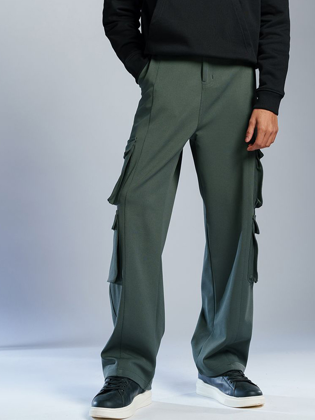 FREAKINS Dark Specter Men's Cargo Korean Pants