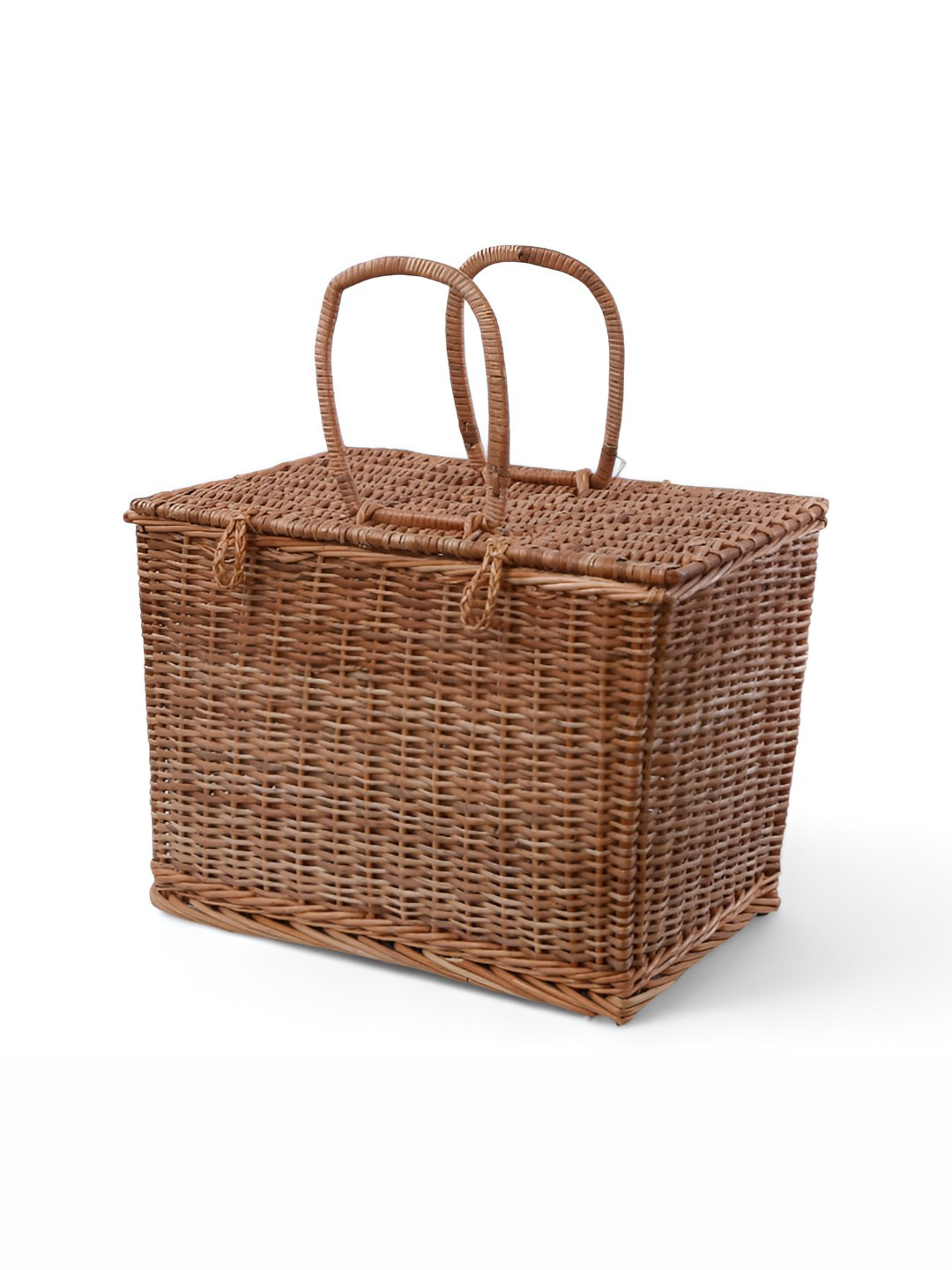 Rustic Rituals Brown Bamboo Easy to Clean Storage Drum