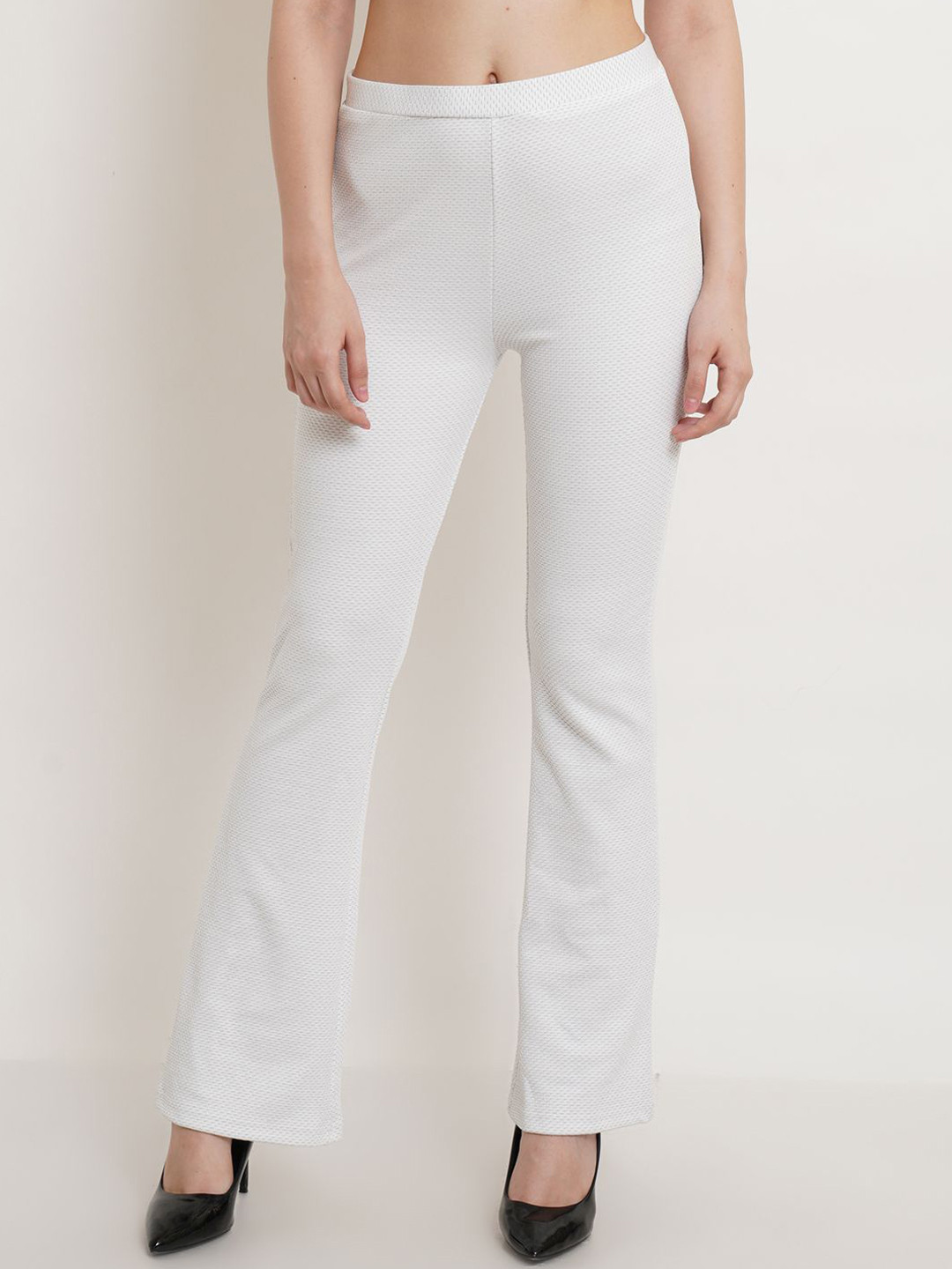 Popwings Women Relaxed Bootcut Trousers
