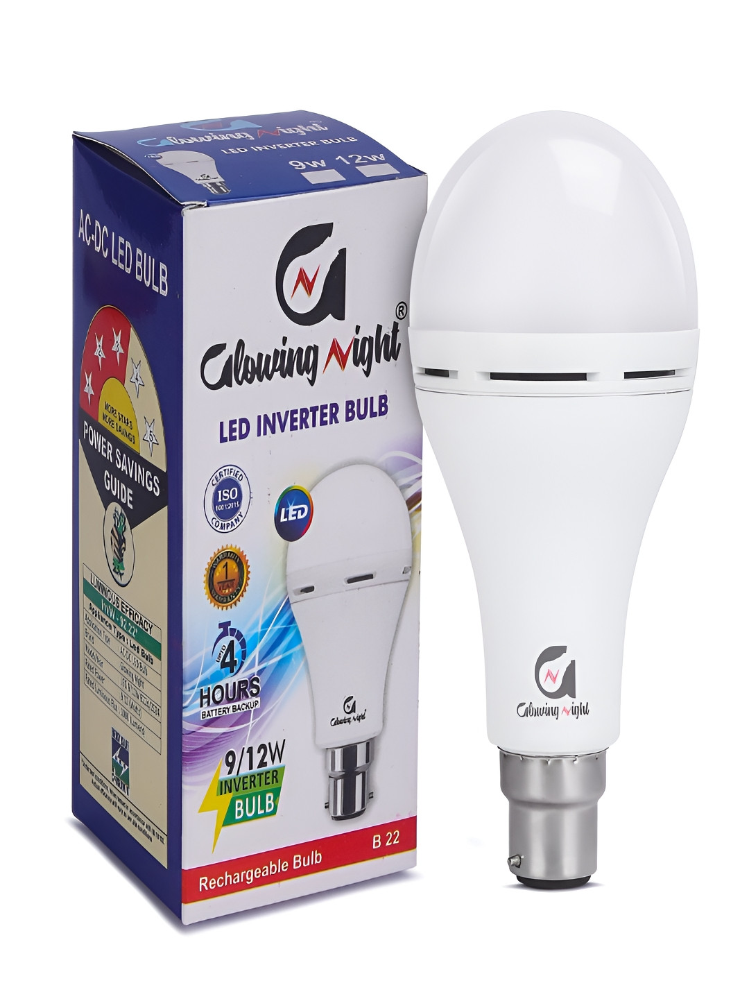 Glowing Night White 12 Watts Ceiling Lamp