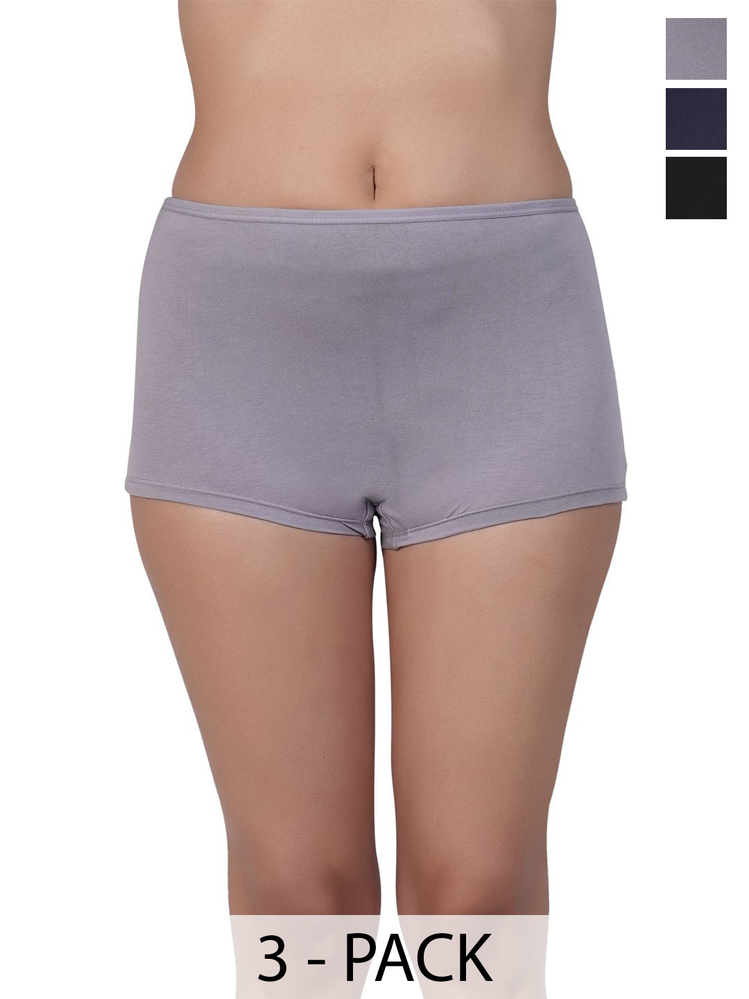 Eve's Beauty Women Pack Of 3 High-Rise Assorted Briefs Premium_new1_asst