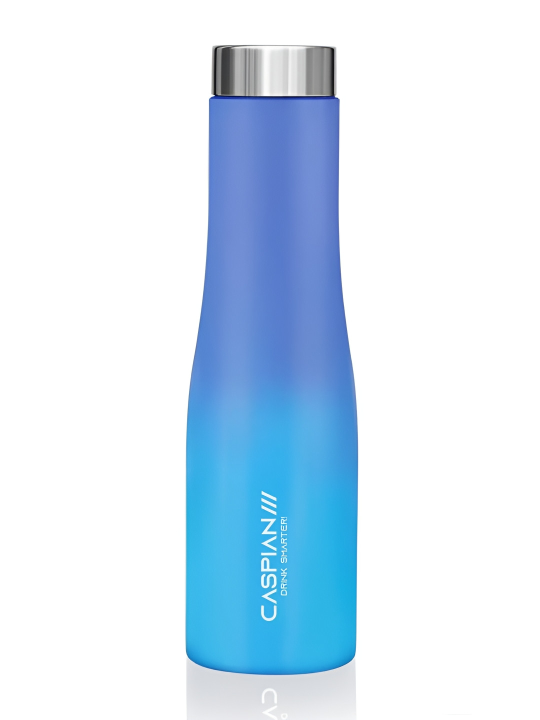 Caspian Aqua Electric Lilac Blue Solid Stainless Steel BPA Free Water Bottle - 1L