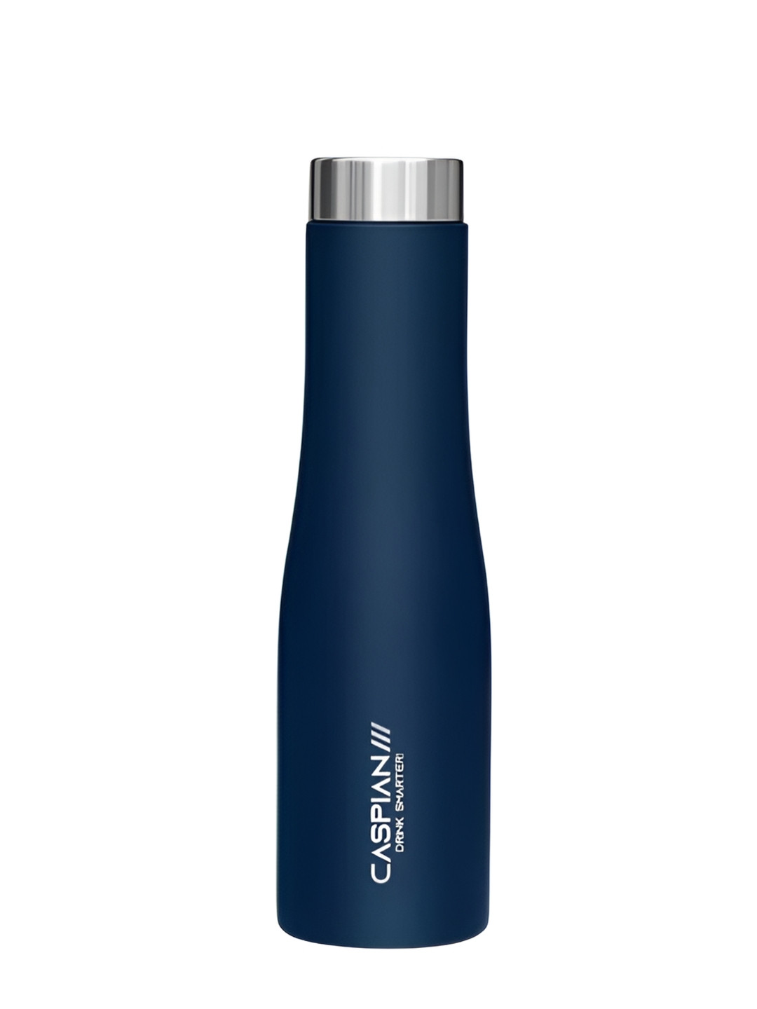 Caspian Aqua Blue Solid Stainless Steel Spill Proof Water Bottle - 1L