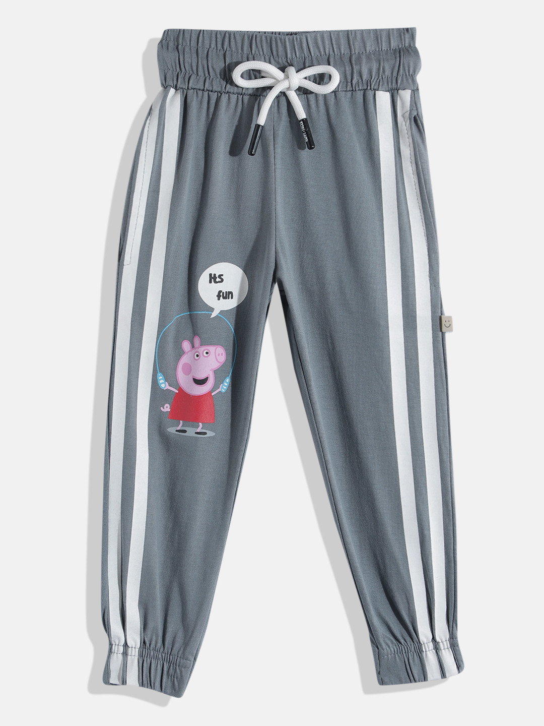 Happy Faces Girls Peppa Pig Pure Cotton Joggers