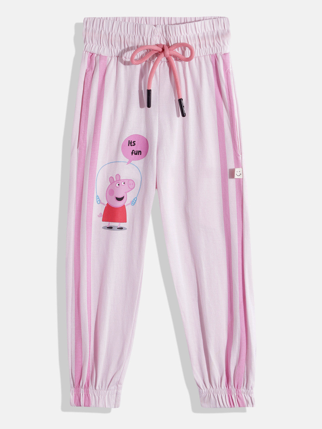 Happy Faces Girls Peppa Pig Pure Cotton Joggers