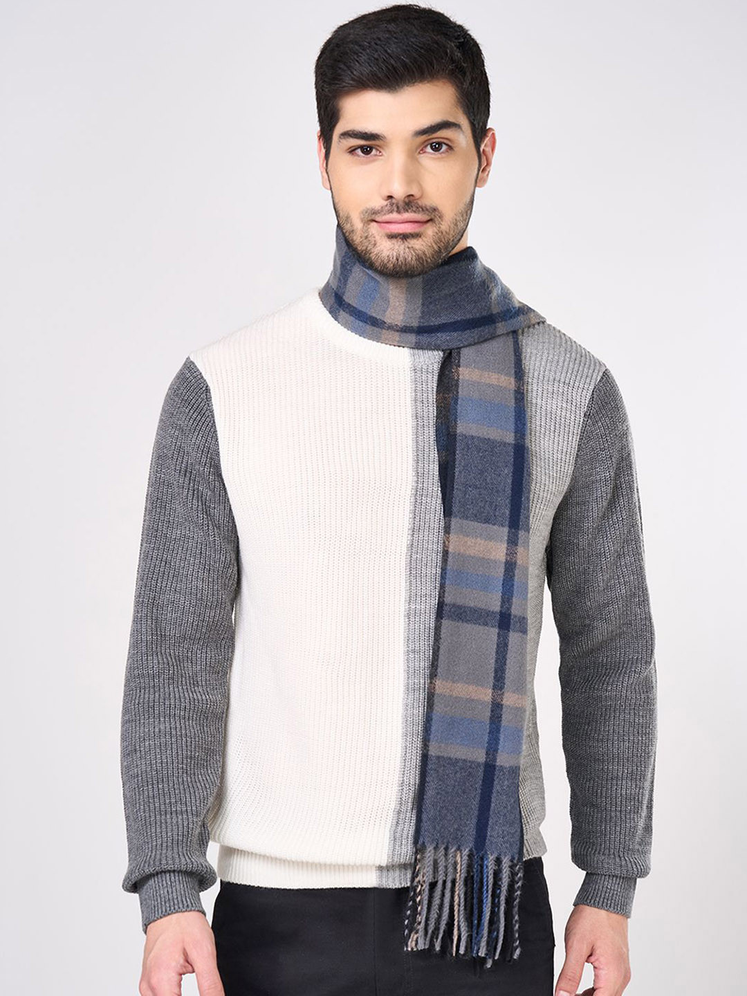 BYFORD by Pantaloons Men Checked Acrylic Mufflers