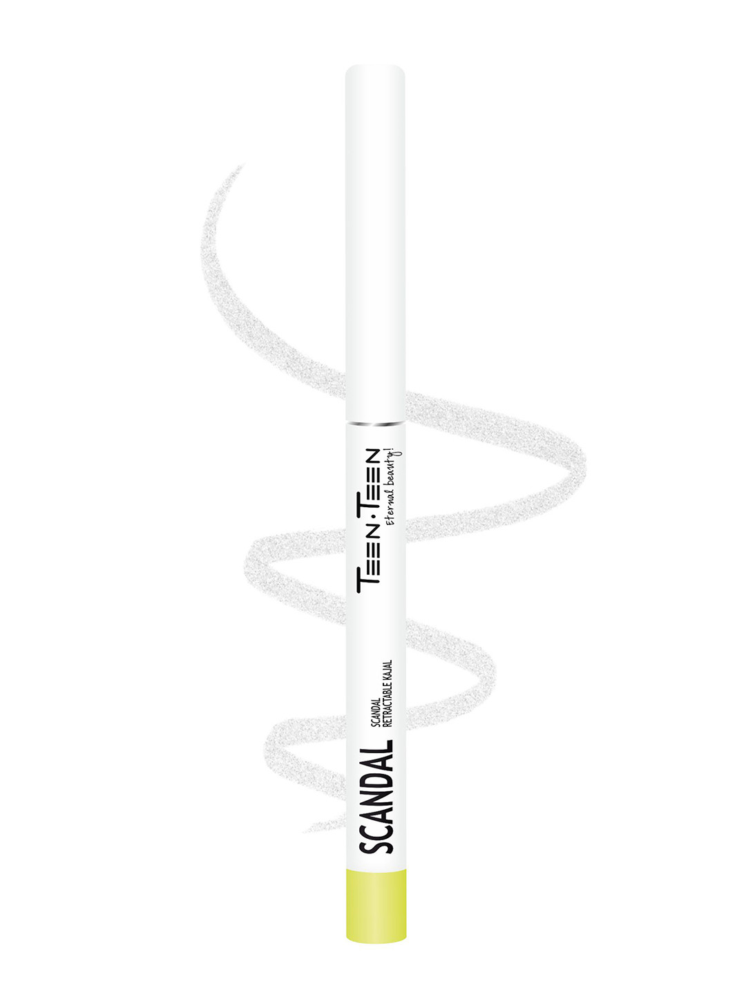 TEEN TEEN COSMETICS Scandal Waterproof Retractable Kajal 0.3 g - White 05