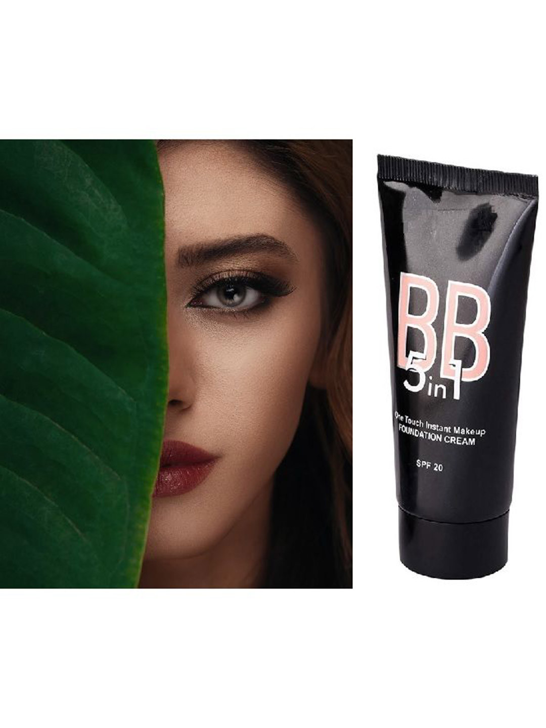 NADJA 5 In 1 Matte Finish BB Foundation Cream - 50 ml - Beige 01