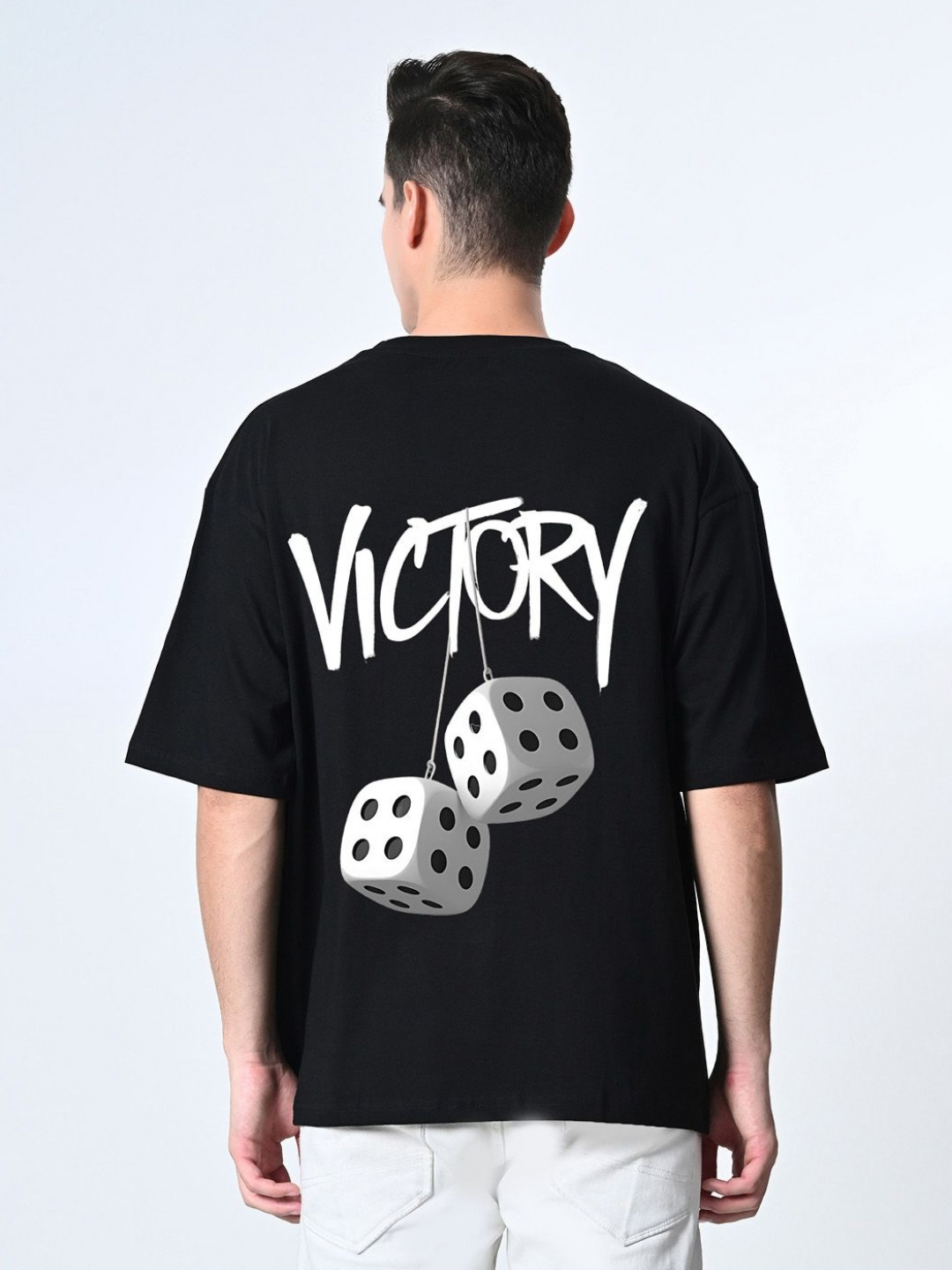 OWL MINK Graphic Printed Round Neck Pure Cotton Oversized T-shirt