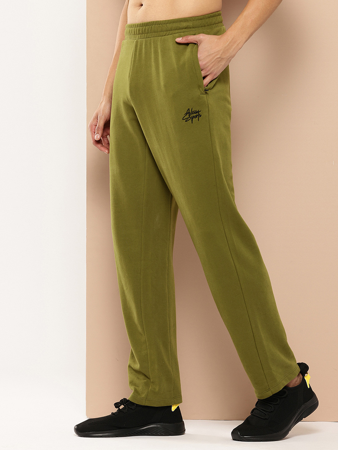Alcis Men Solid Track Pants