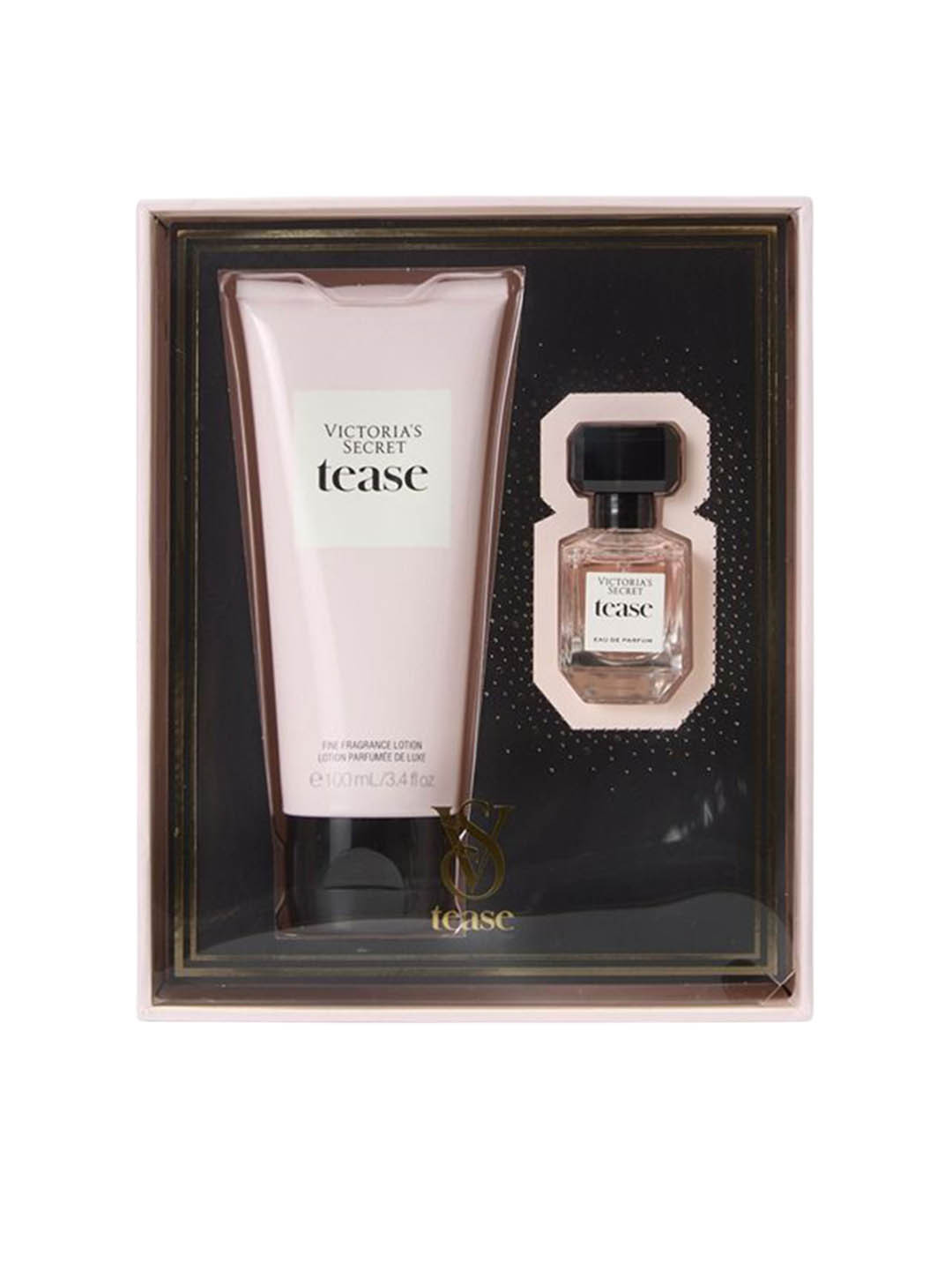 Victoria's Secret Noir Tease Set Of 2 Fragrance Duo Gift Set- 107ml