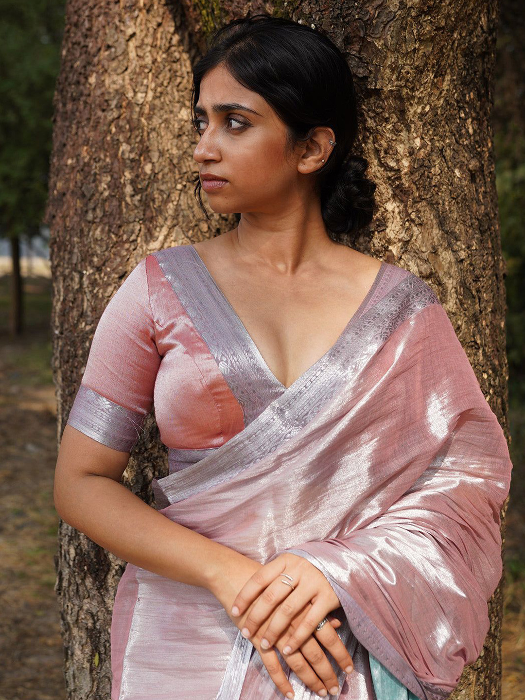 HUTS AND LOOMS Chai Ki Chandni I Designer Blouse