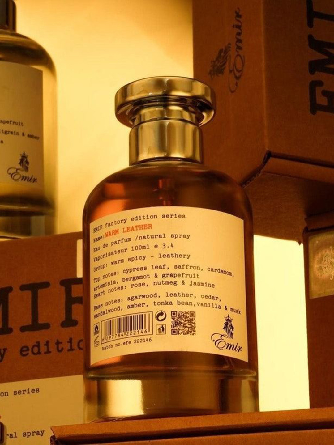 Paris Corner Perfumes Emir Warm Leather Long Lasting Eau De Parfum- 100 ml