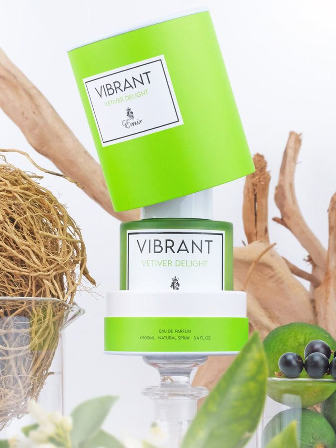 Paris Corner Perfumes Emir Vibrant Vetiver Long Lasting Eau De Parfum- 100 ml
