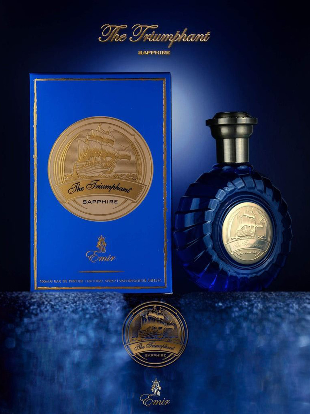 Paris Corner Perfumes Emir The Triumphant Sapphire Eau De Parfume- 100 ml