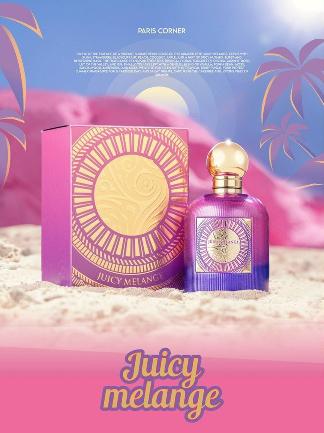Paris Corner Perfumes Emir Juicy Melange Long Lasting Eau De Parfume- 100 ml