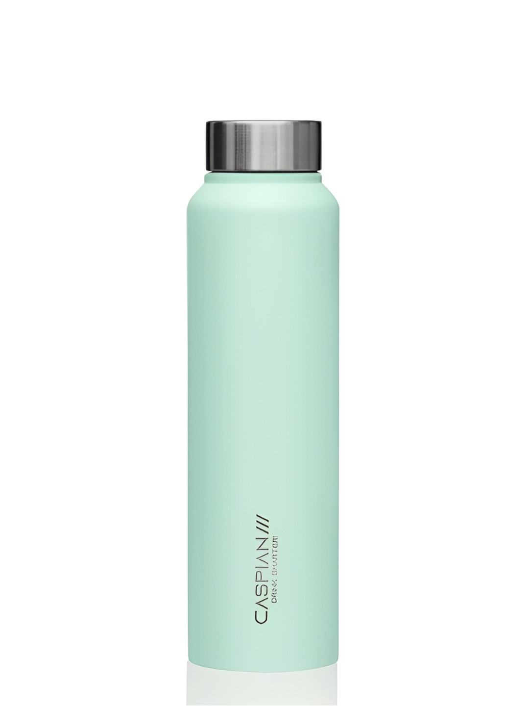 Caspian Astra Green Solid Stainless Steel Single Wall Vacuum Water Bottle - 1L