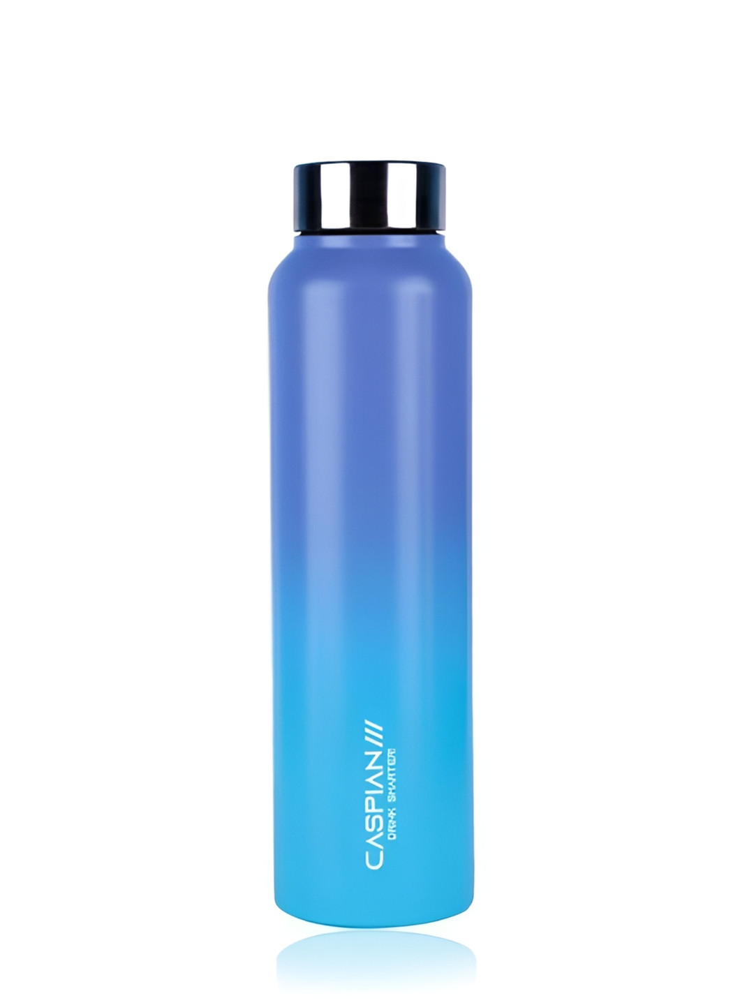 Caspian Astra Blue Colourblocked Stainless Steel BPA Free Water Bottle - 1L