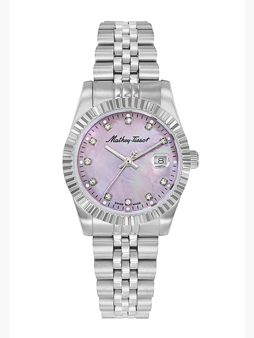 Mathey-Tissot Swiss Made Mathy III Multicolor Dial Analog  Watch For Women -  D810AVIO