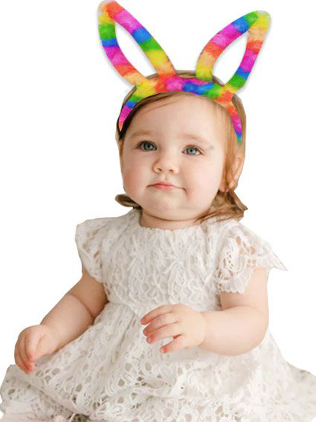 Babymoon Girls Plush Ears Baby Headband Hair Accessories