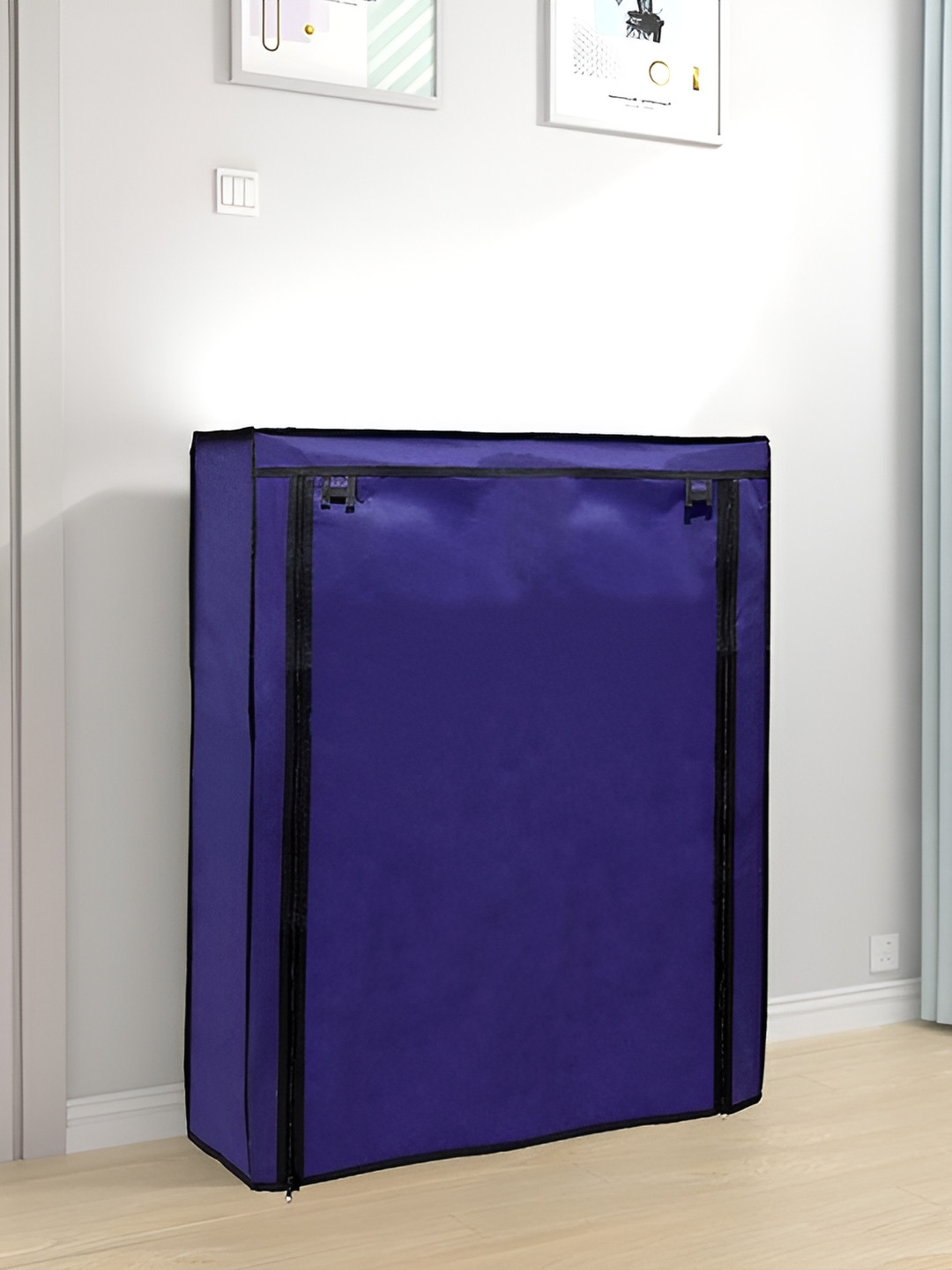 Rmerchants Blue Water Resistant Shoe Rack Cover