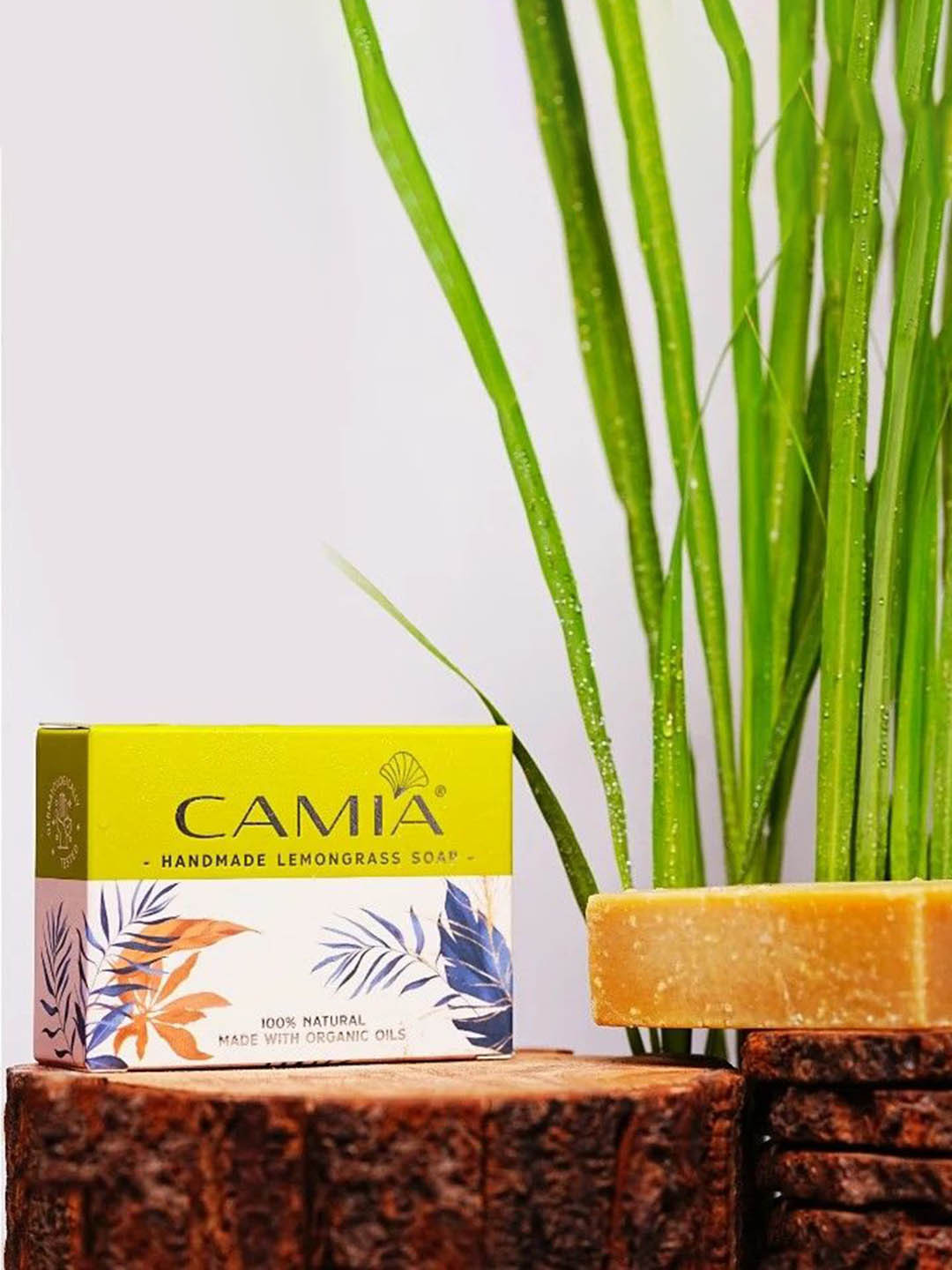 CAMIA PlugNPlay Lemongrass Soap With Castor & Olive Oil - 100 g